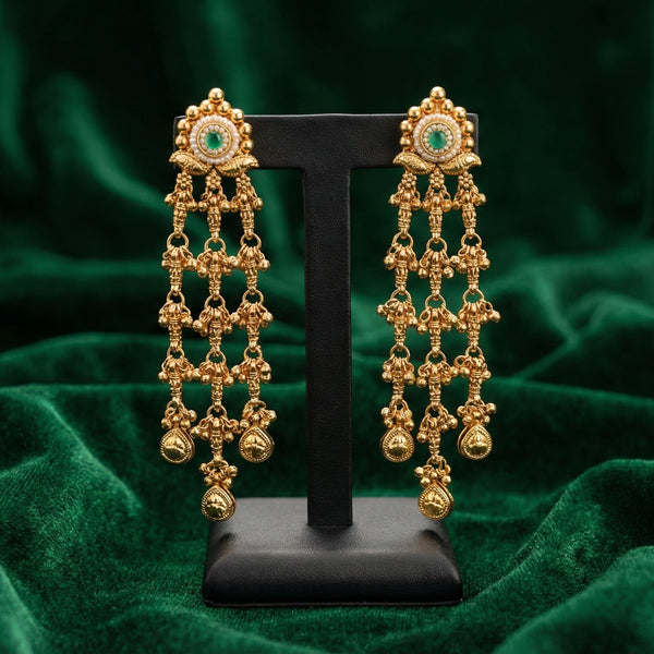 Butigini Traditional Kashmiri Drop Earrings