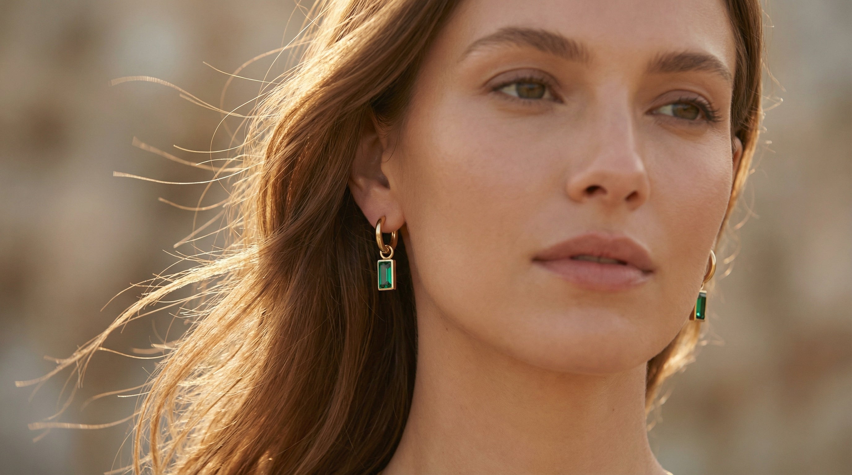 Butigini Serene Gem Drop Earrings