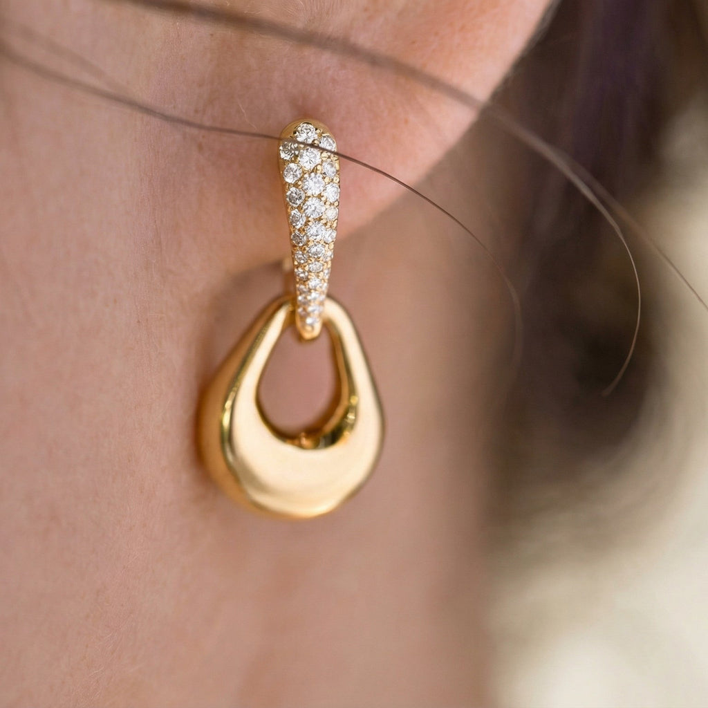 Butigini Aurelia Sculpt Drop Earrings