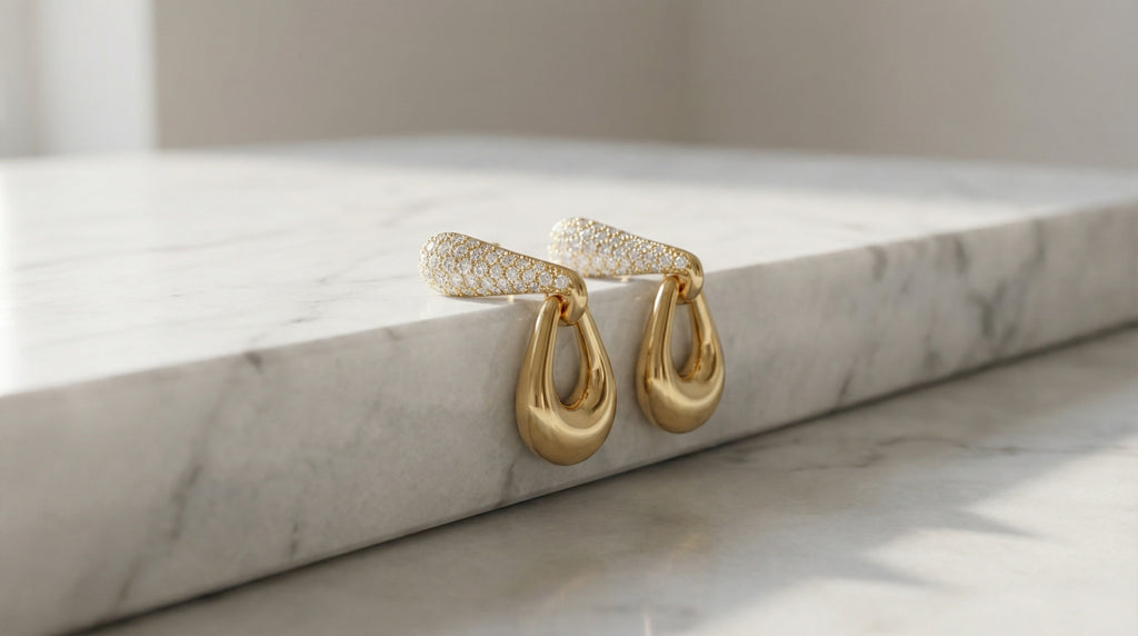 Butigini Aurelia Sculpt Drop Earrings