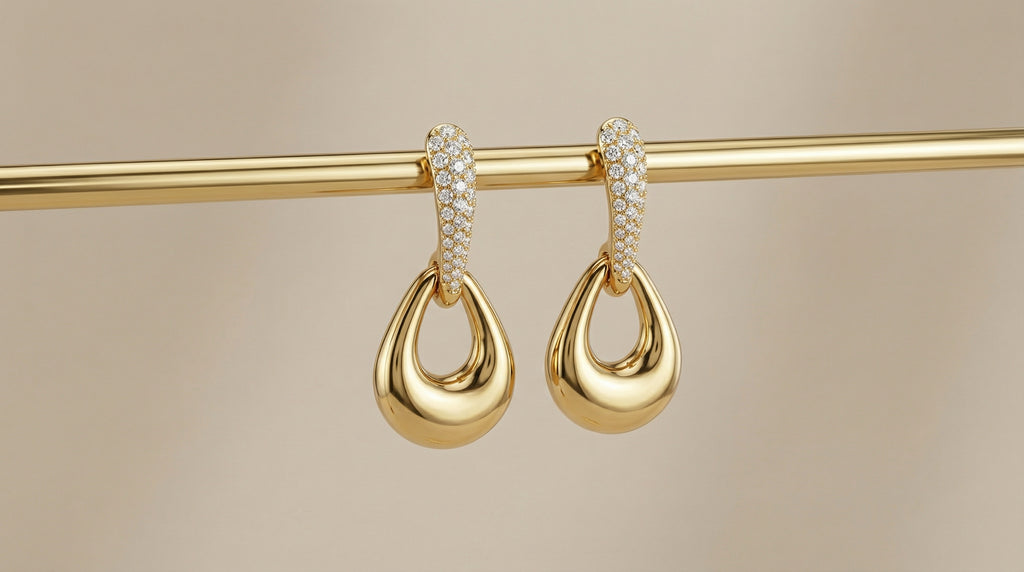 Butigini Aurelia Sculpt Drop Earrings