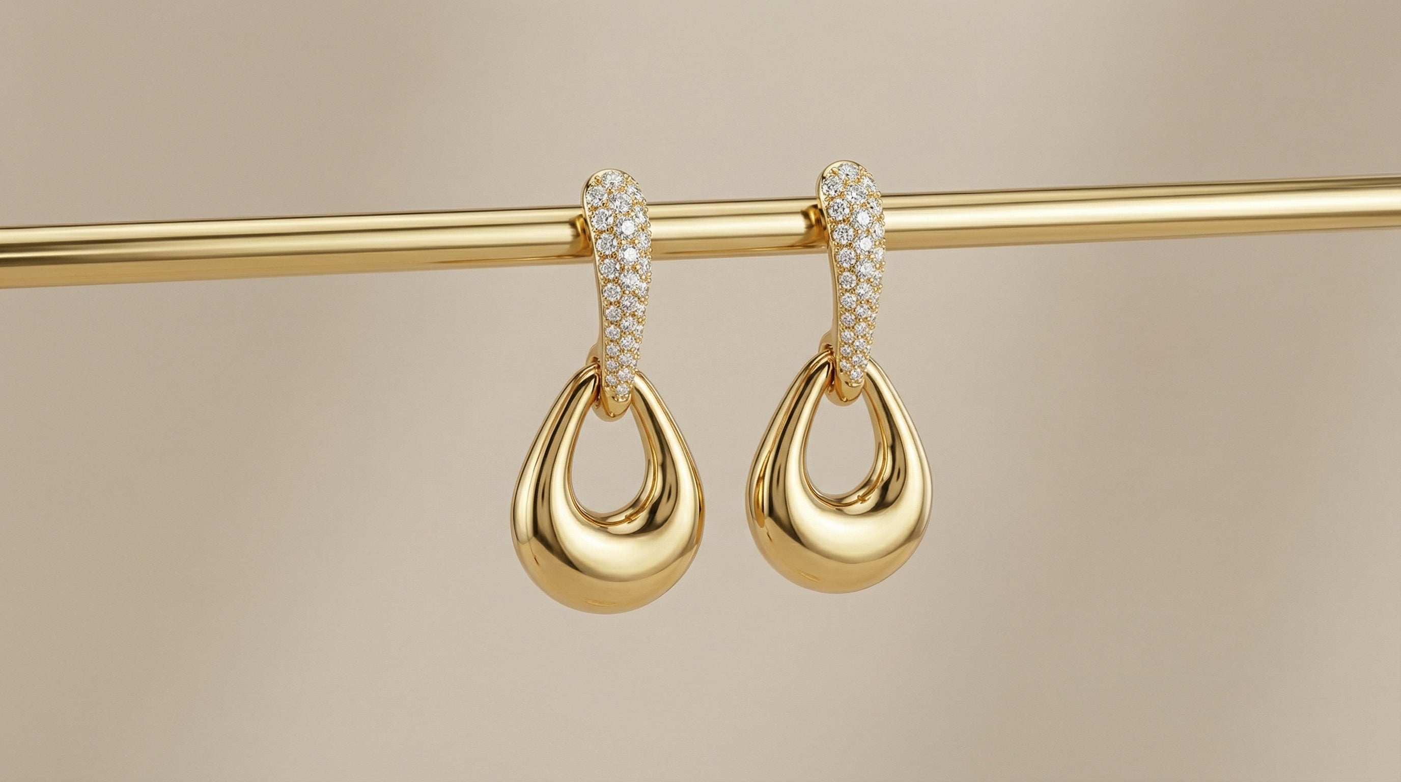 Butigini Aurelia Sculpt Drop Earrings