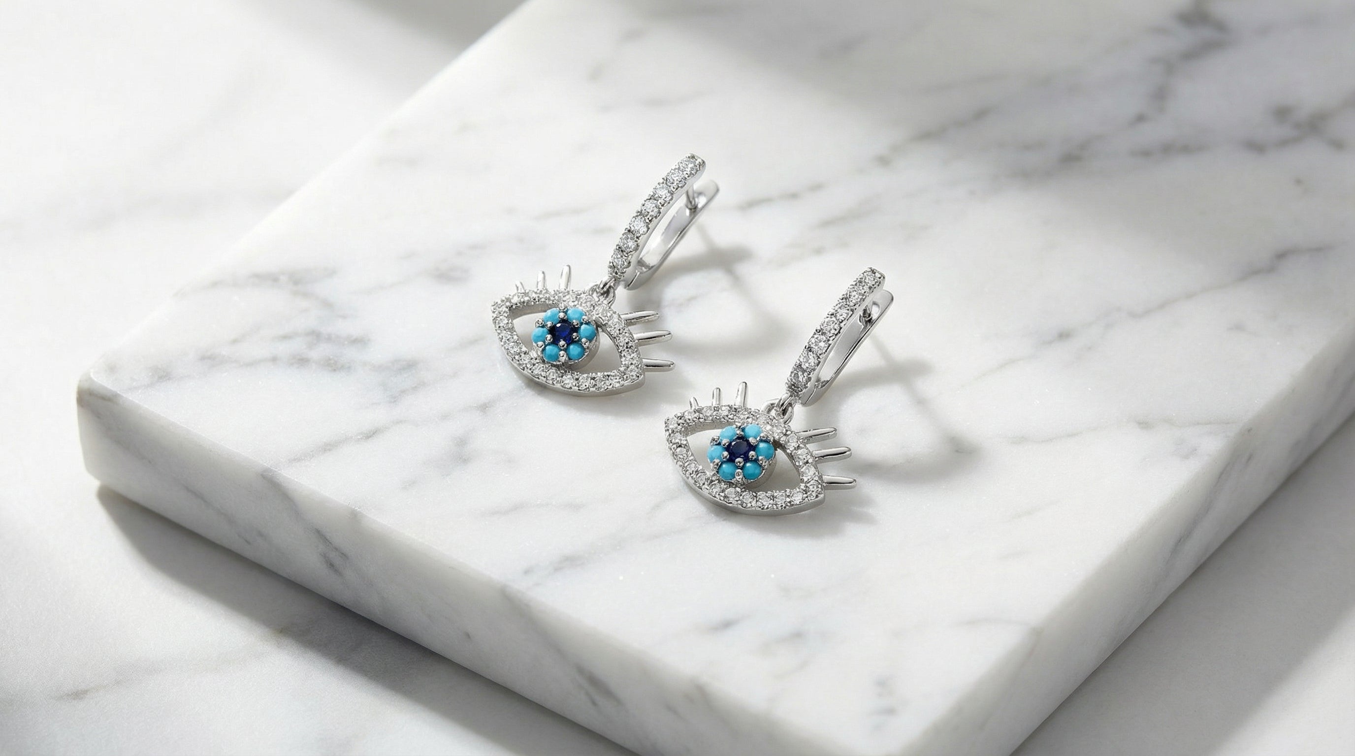 Butigini Celeste Nazar Drop Earrings