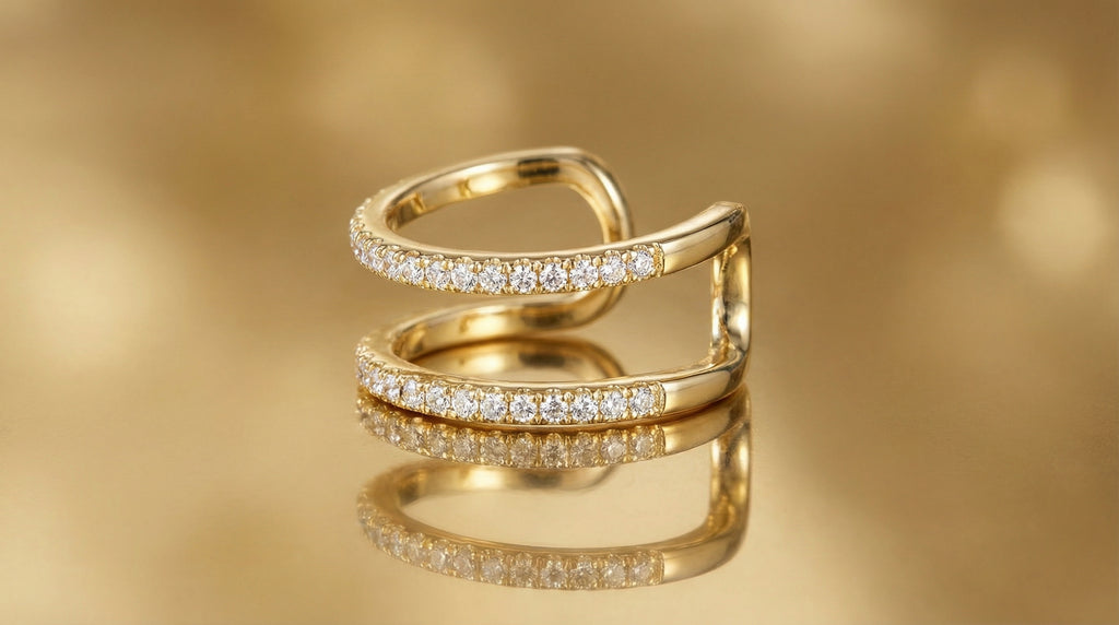 Butigini Modern Double Curve Earrings