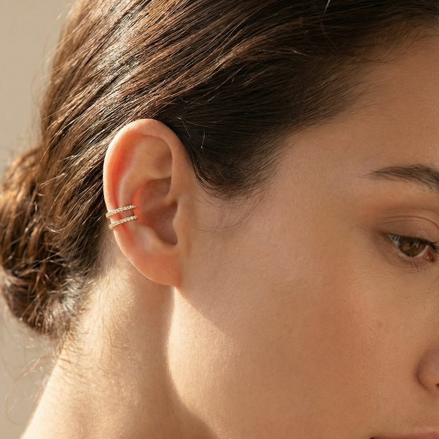 Butigini Modern Double Curve Earrings