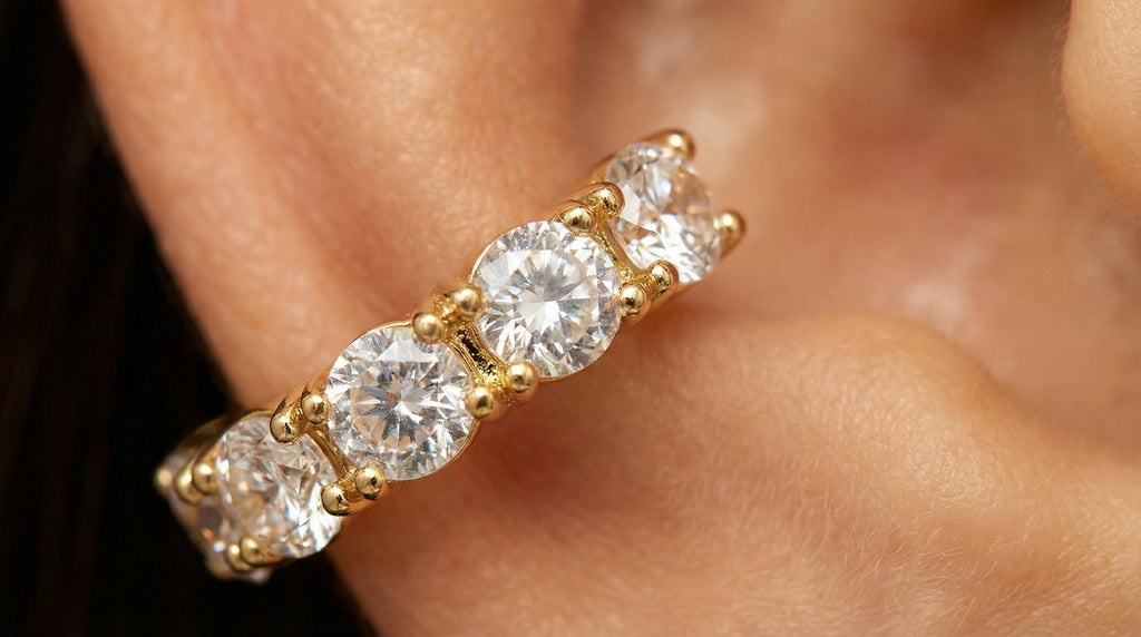 Butigini Elara Diamond Line Earrings