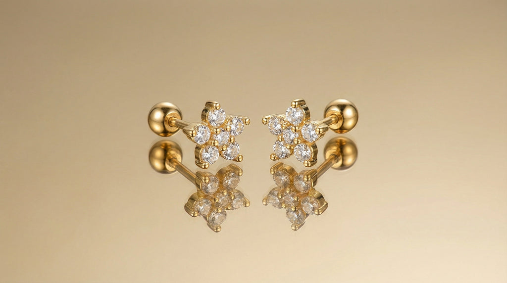 Butigini Tiny Luxe Bloom Earrings