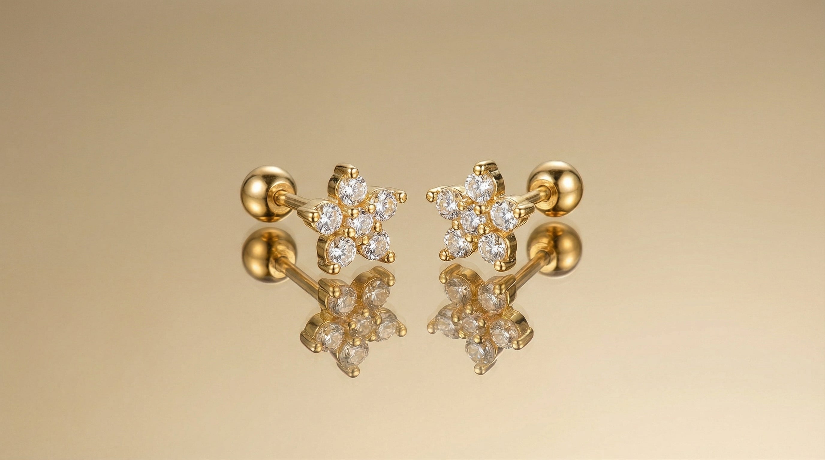 Butigini Tiny Luxe Bloom Earrings