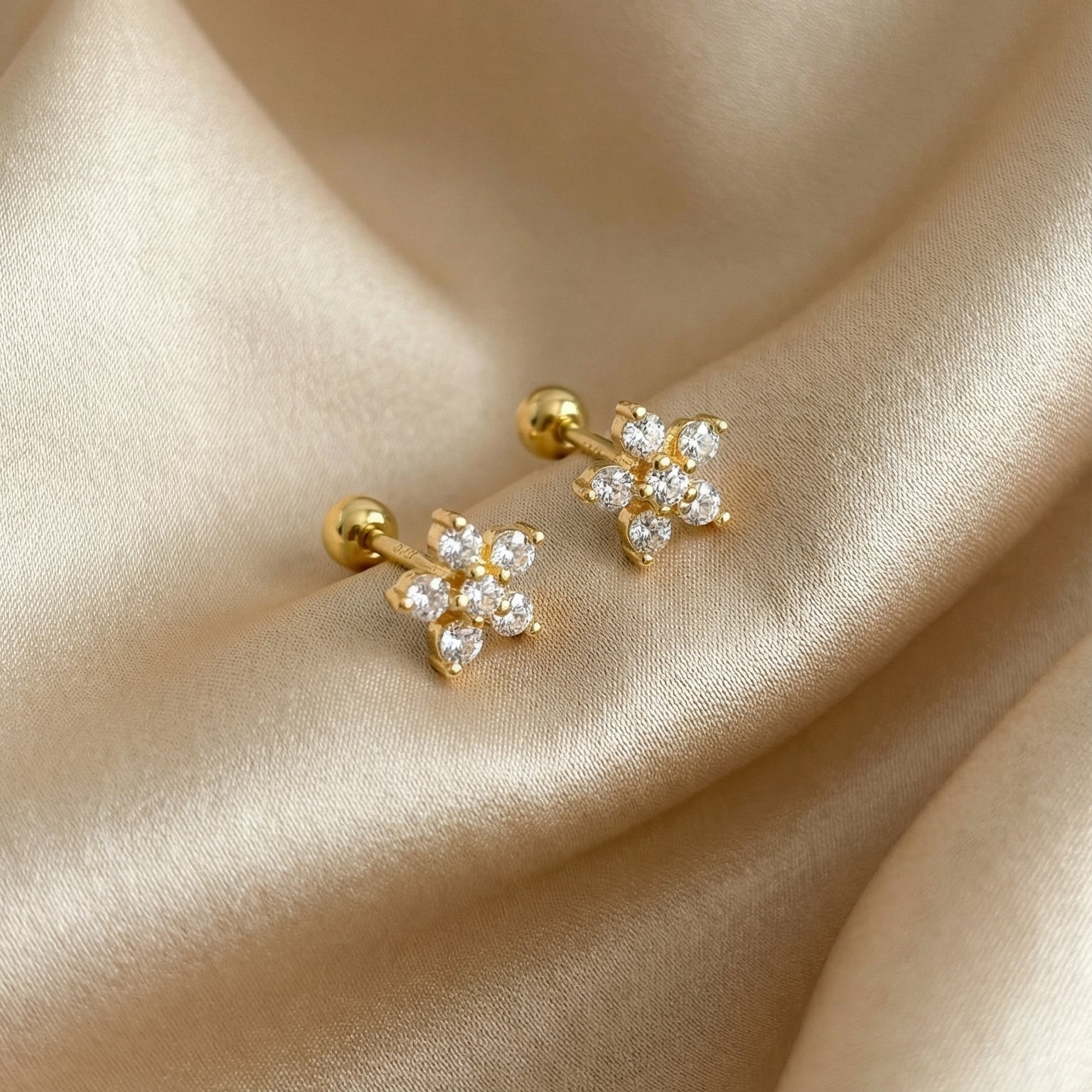 Butigini Tiny Luxe Bloom Earrings