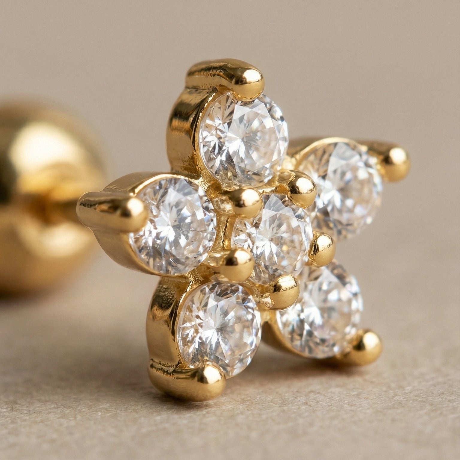 Butigini Tiny Luxe Bloom Earrings