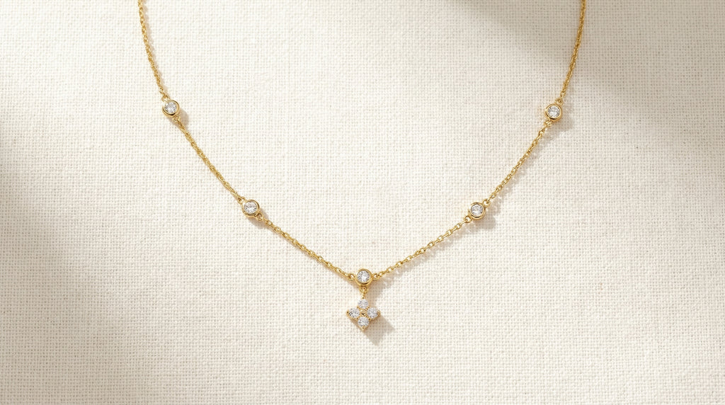 Butigini Grace Drop Flower Necklace