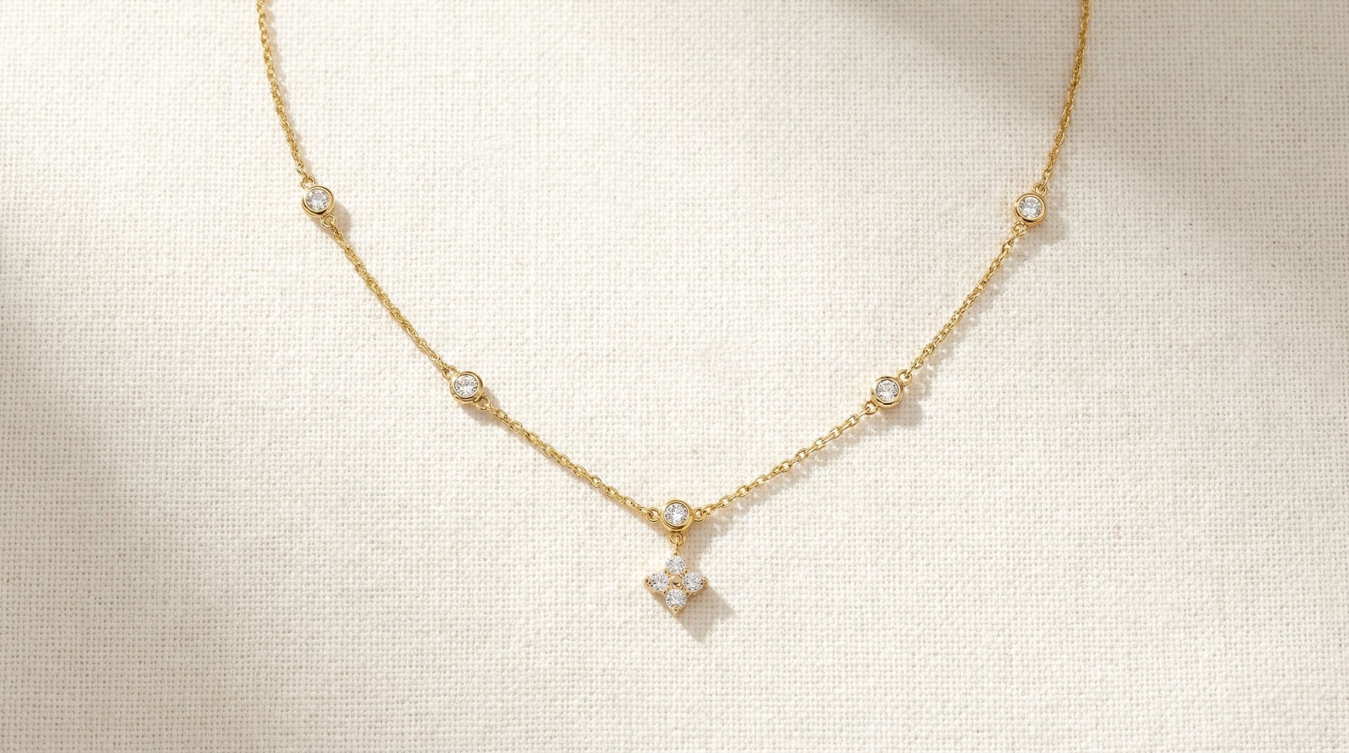 Butigini Grace Drop Flower Necklace