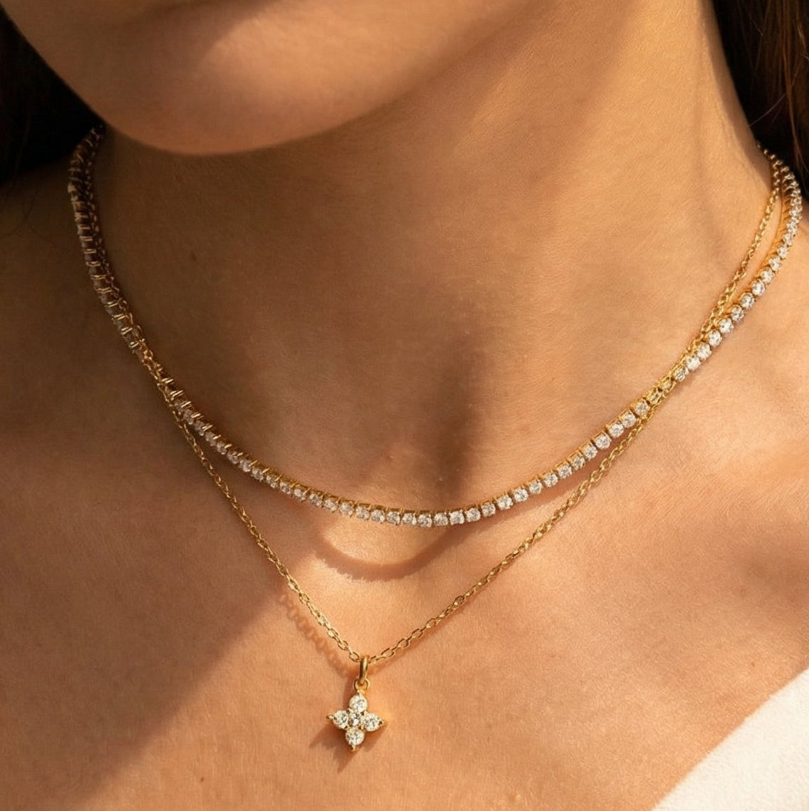 Butigini Aurelia Duo Layer Necklace