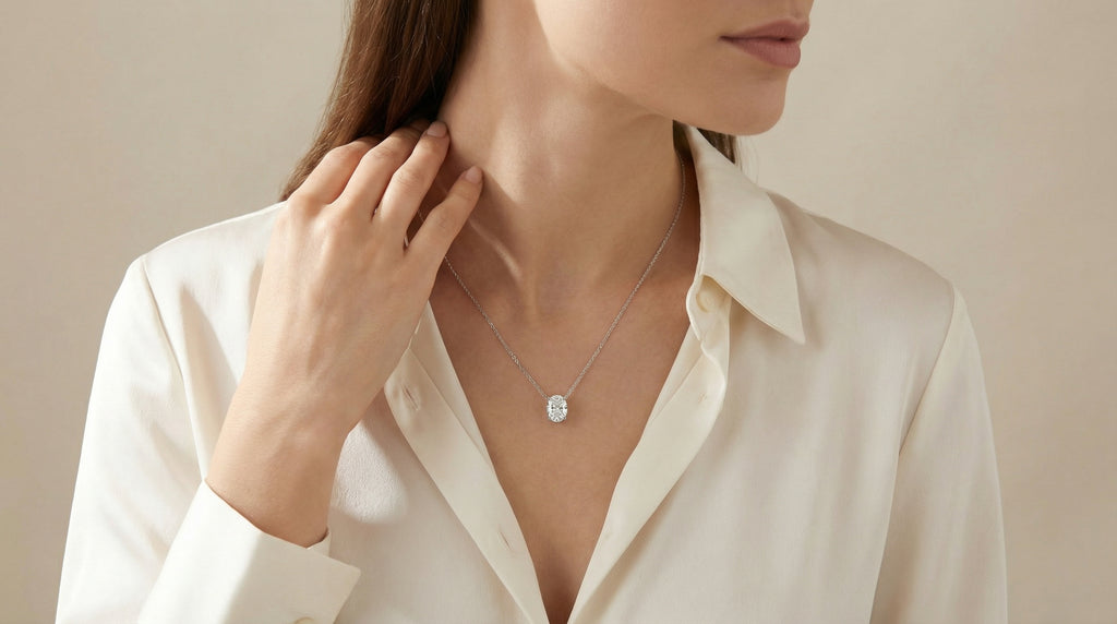 Butigini Lumina Solitaire Necklace