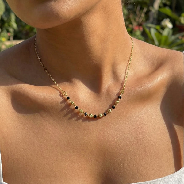 Butigini Golden Eclipse Necklace