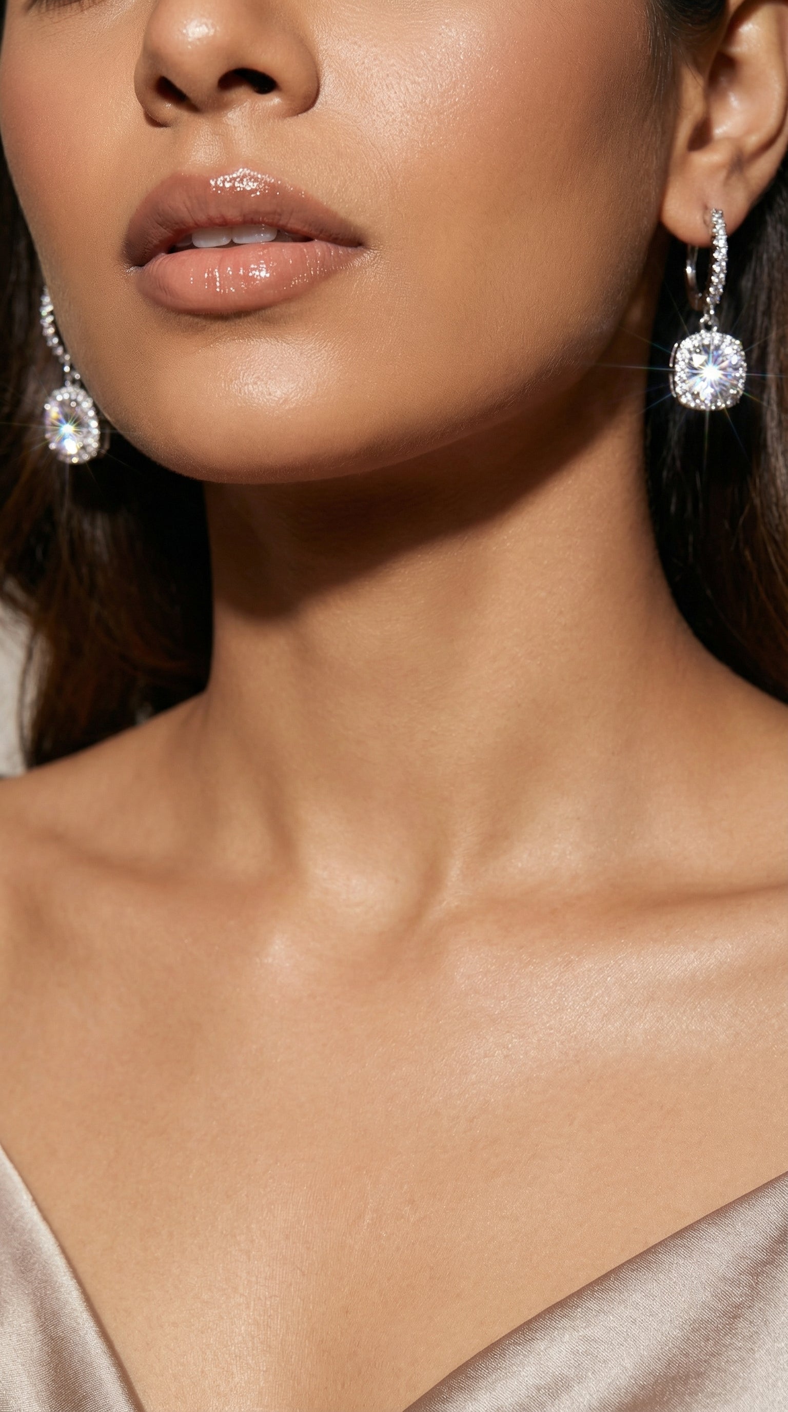 Butigini Crystal Royale Drop Earrings
