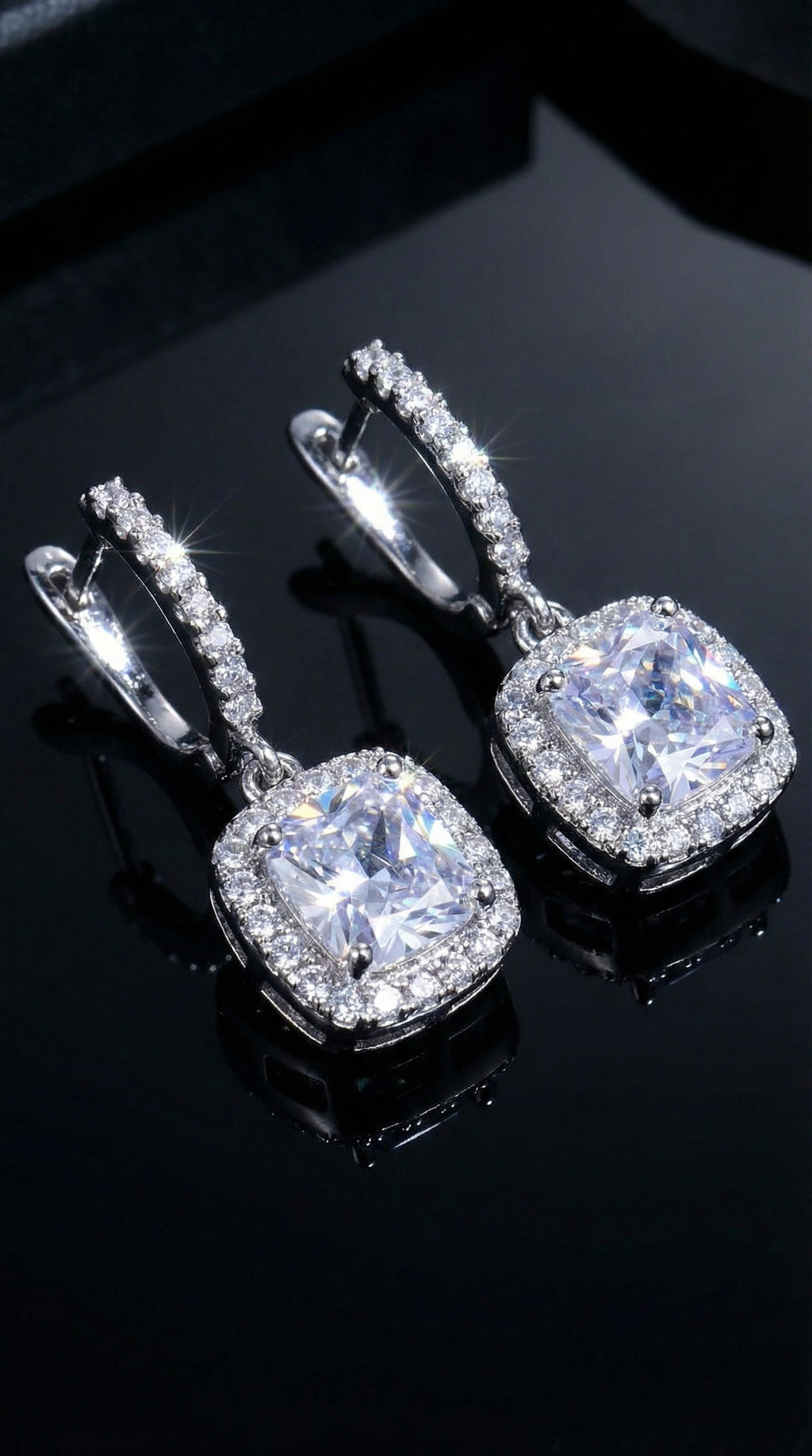 Butigini Crystal Royale Drop Earrings