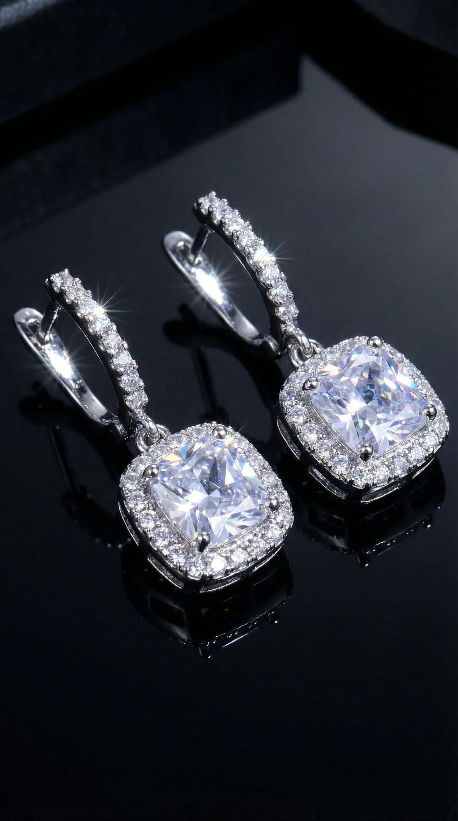 Butigini Crystal Royale Drop Earrings