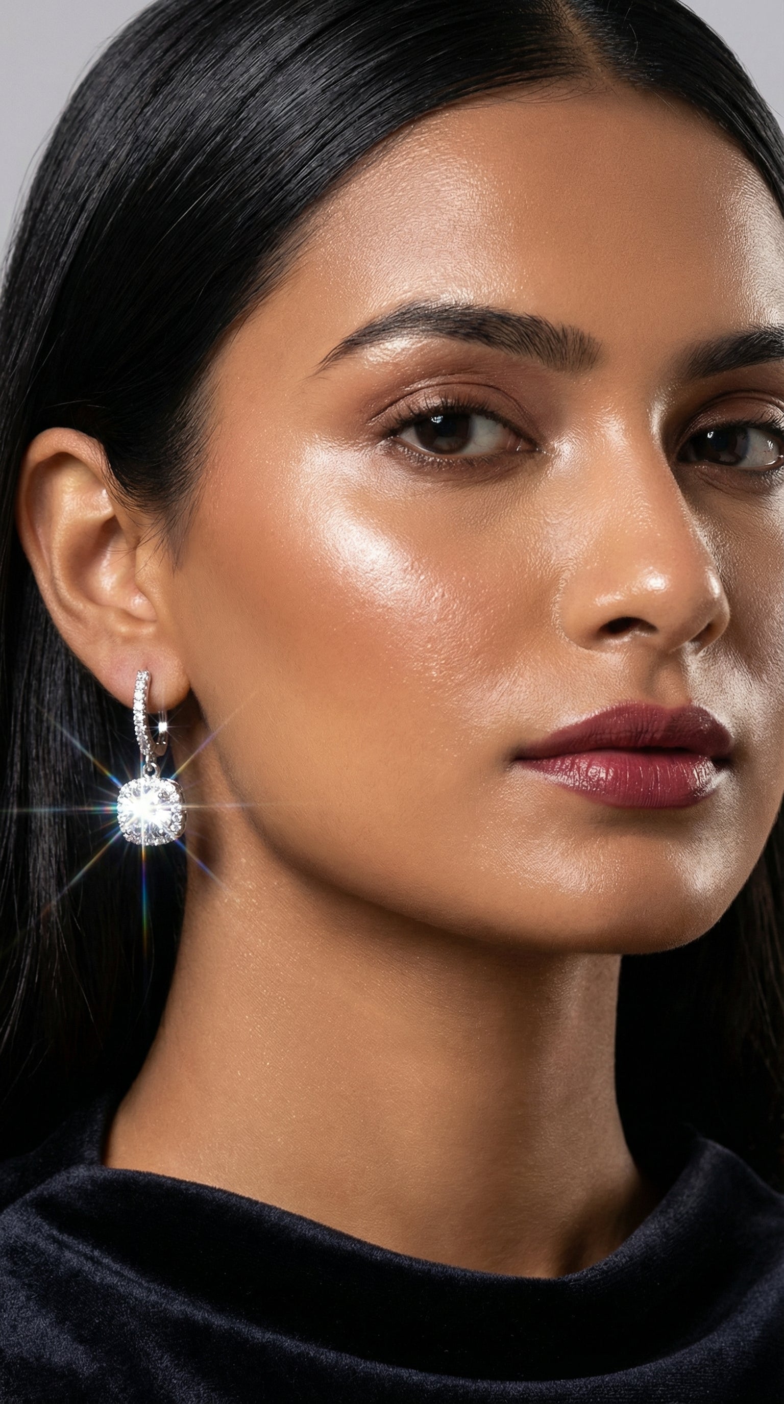 Butigini Crystal Royale Drop Earrings