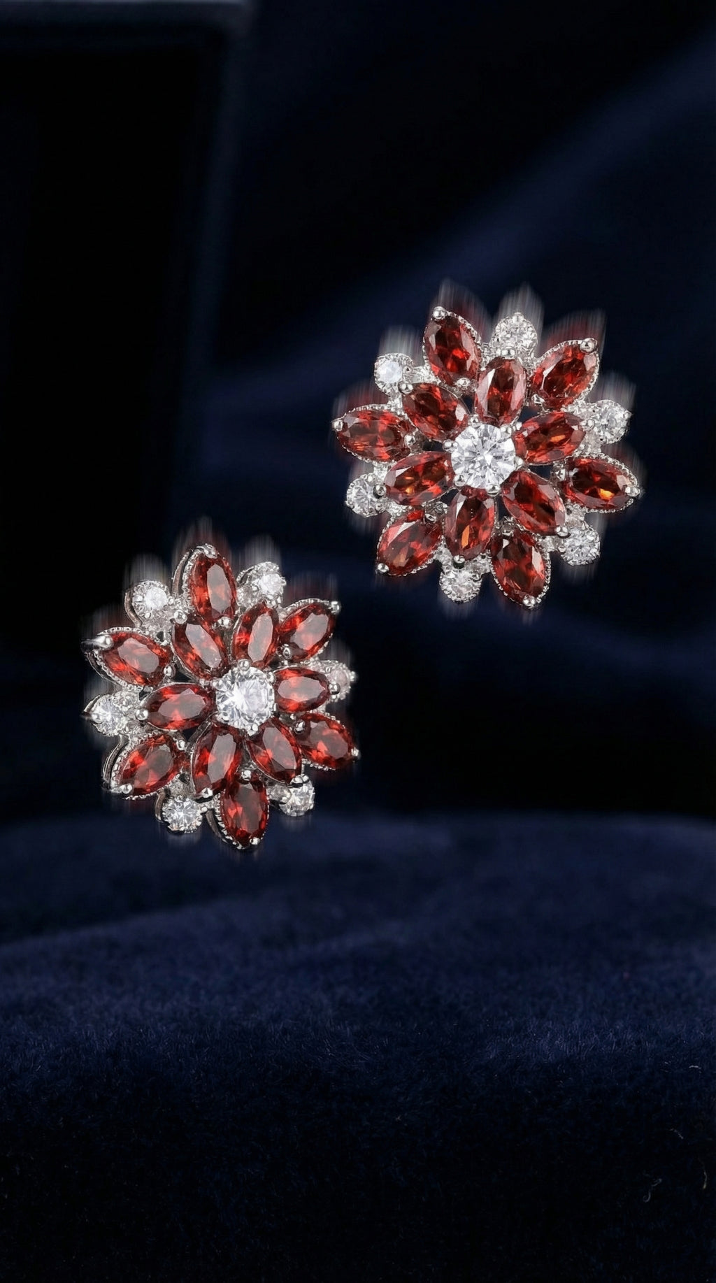 Butigini Scarlet Royale Stud Earrings