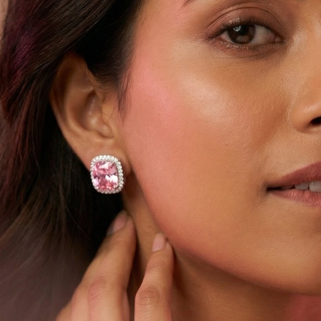 Butigini Blush Radiance Stud Earrings