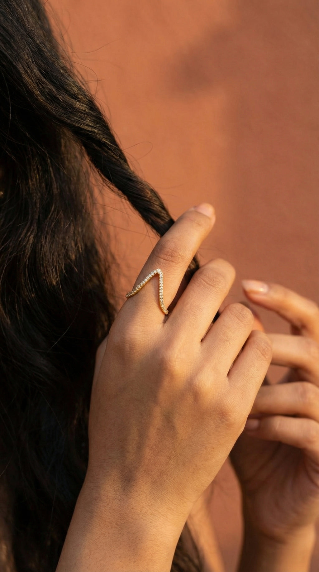 Butigini Véra Spark Finger Ring - Anti Tarnish