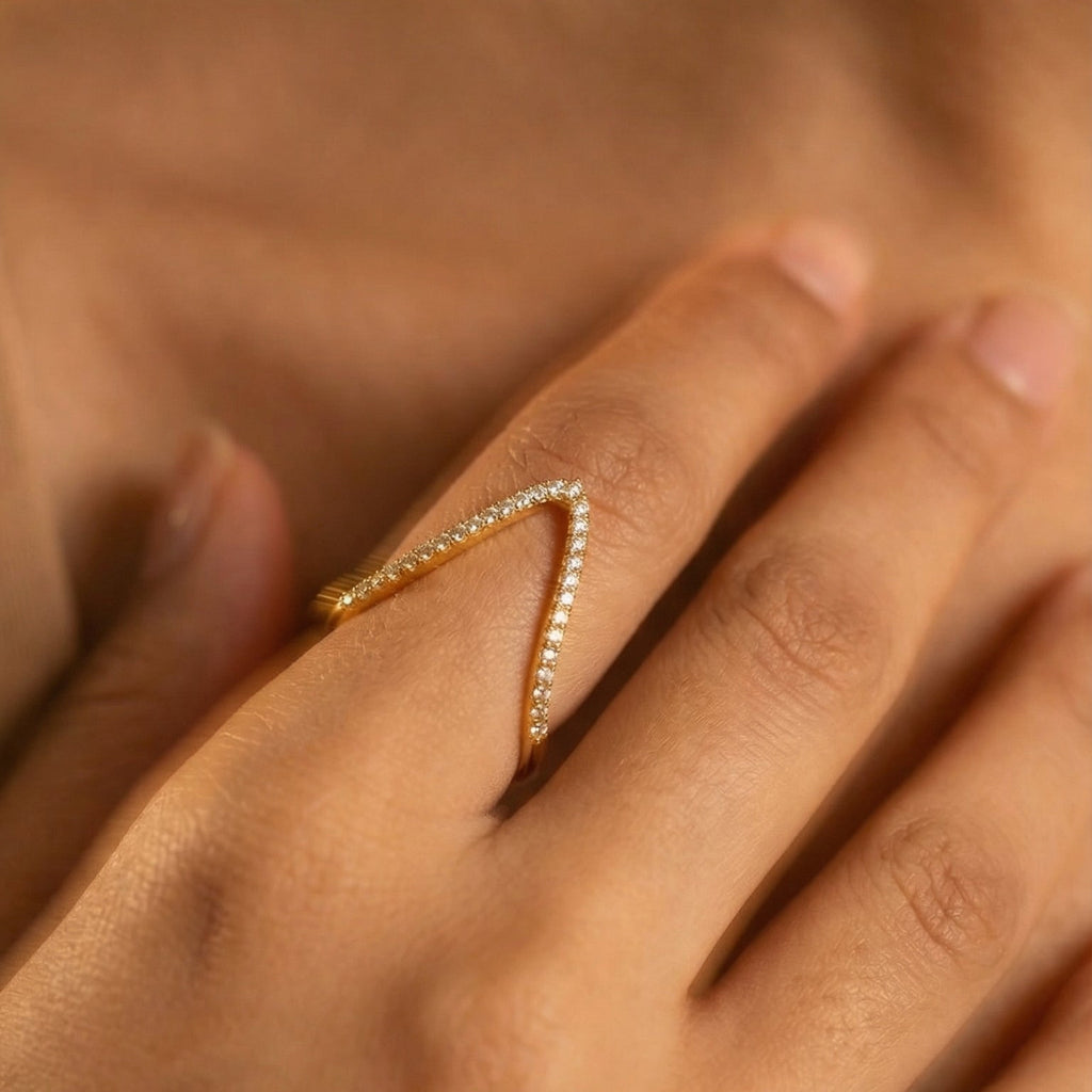 Butigini Véra Spark Finger Ring - Anti Tarnish