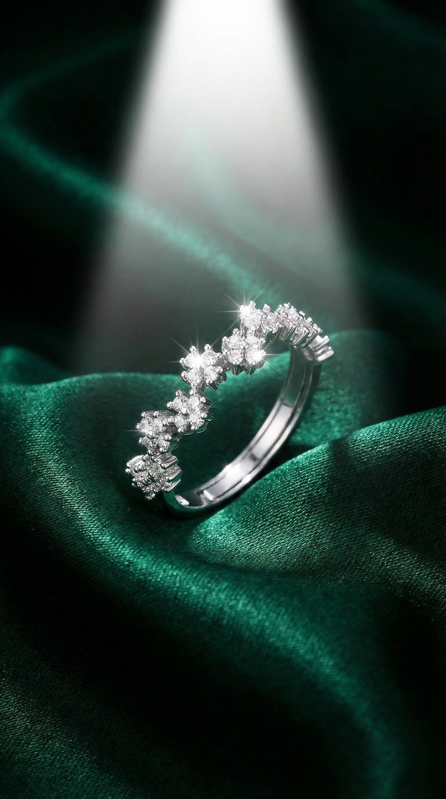 Butigini Starlit Blossom Finger Ring