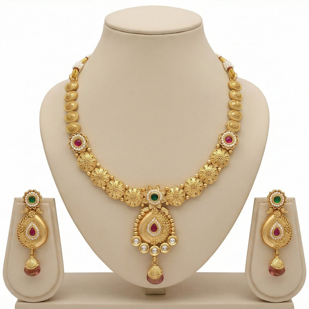 Butigini Maharani Pendant Necklace Set
