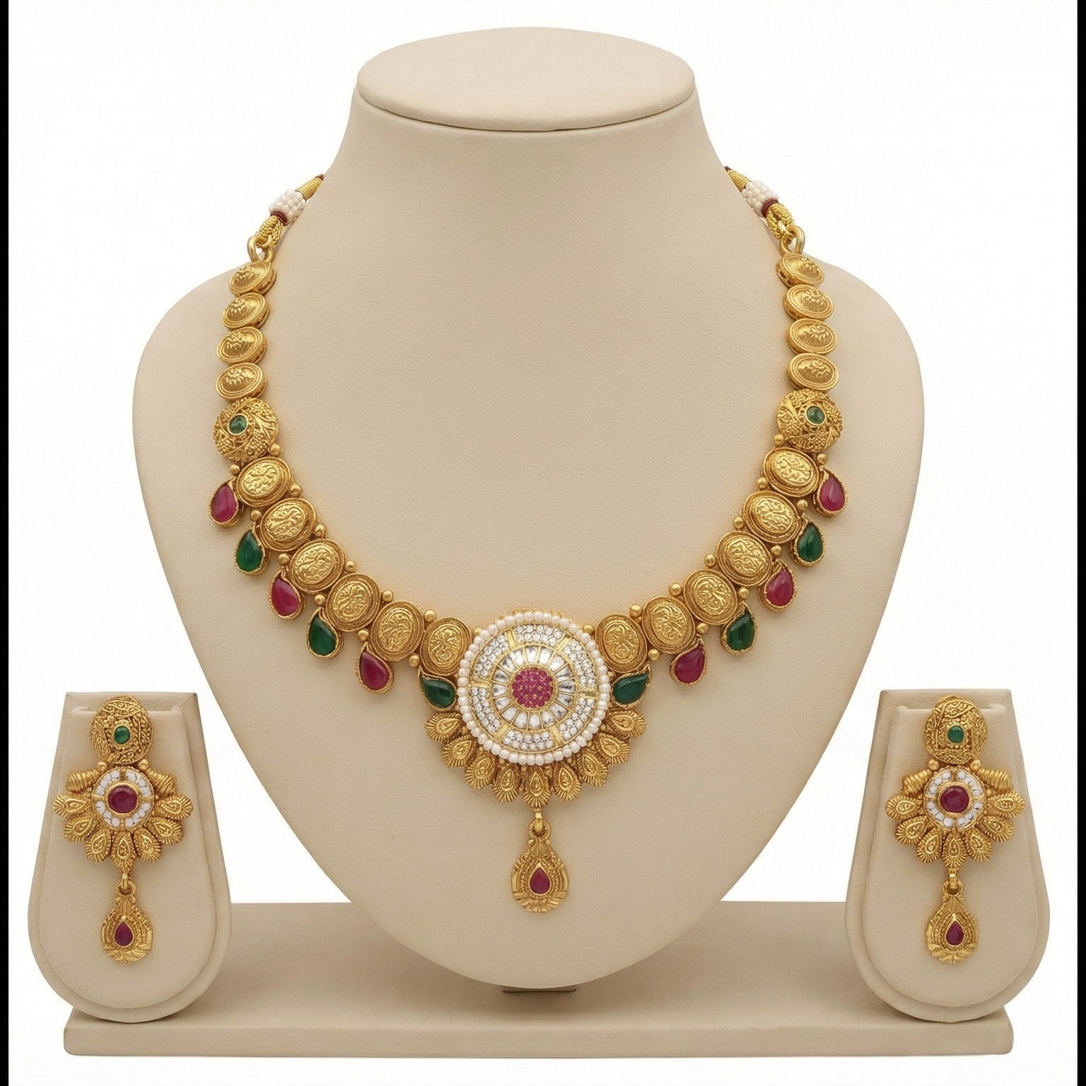 Butigini Vaidehi Royal Choker Necklace Set