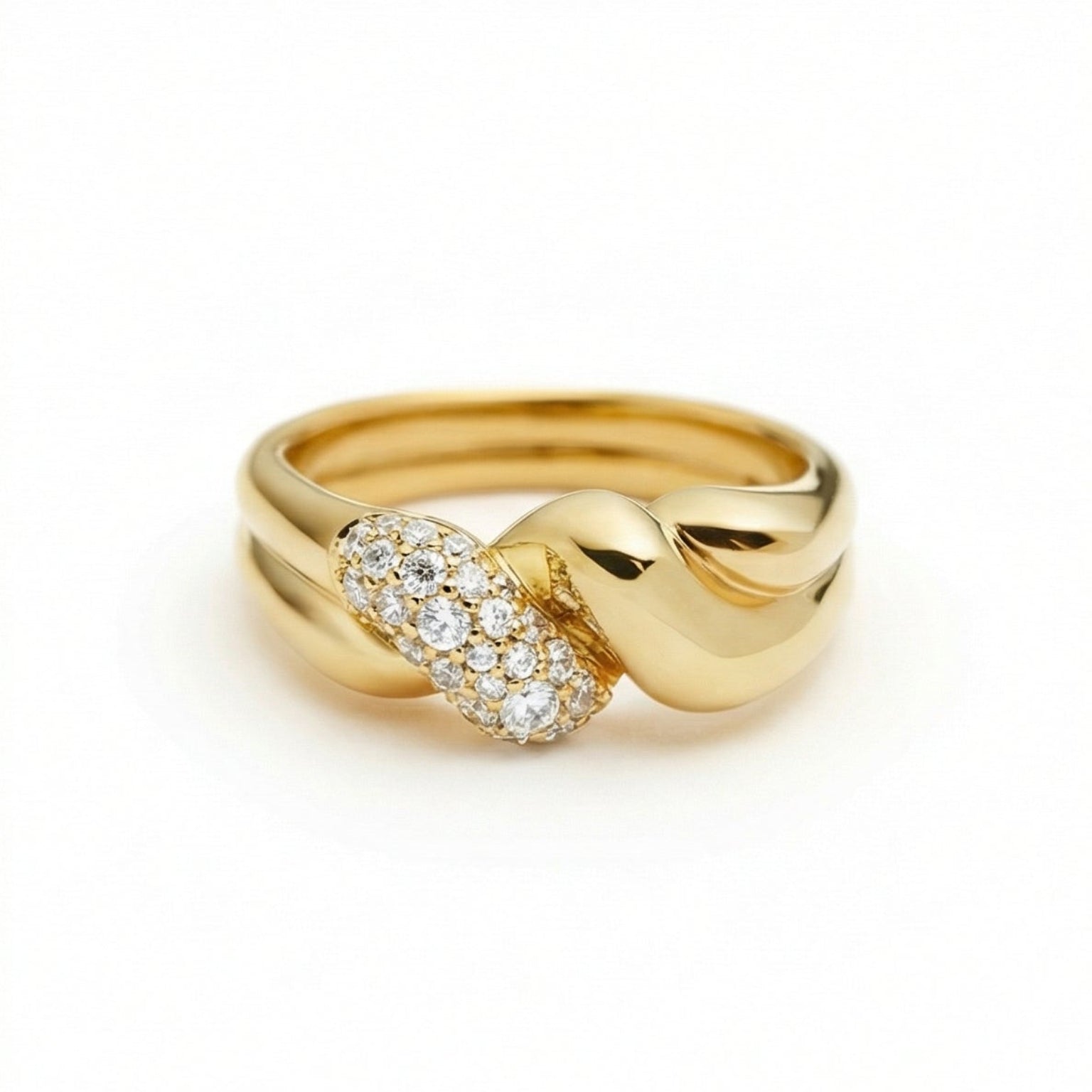 Cressida By BUTIGINI | Diamond Sculpt Statement Ring