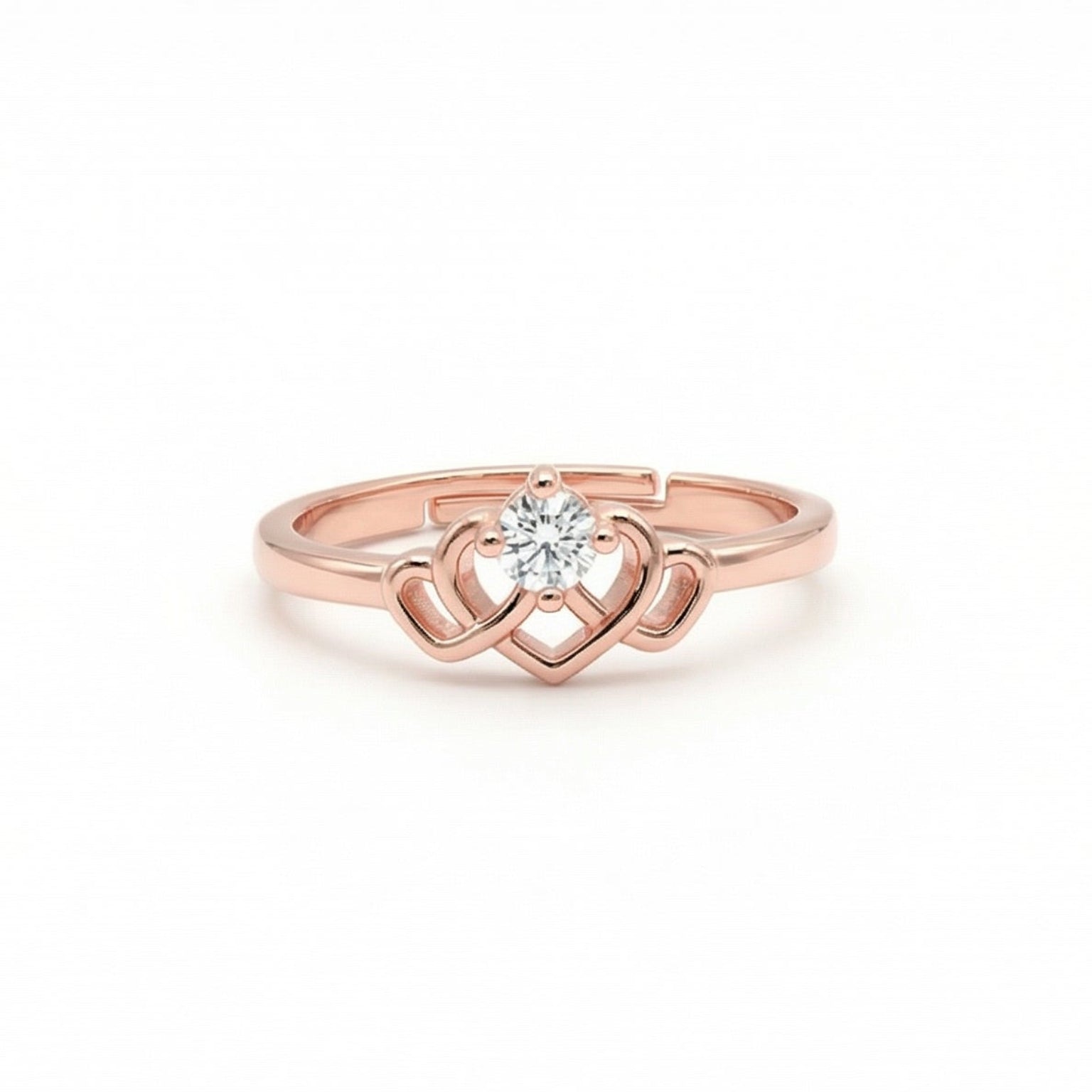 Celestine Coeur By BUTIGINI | Elegant Love Ring | Rose Gold | Lab Grown Diamond