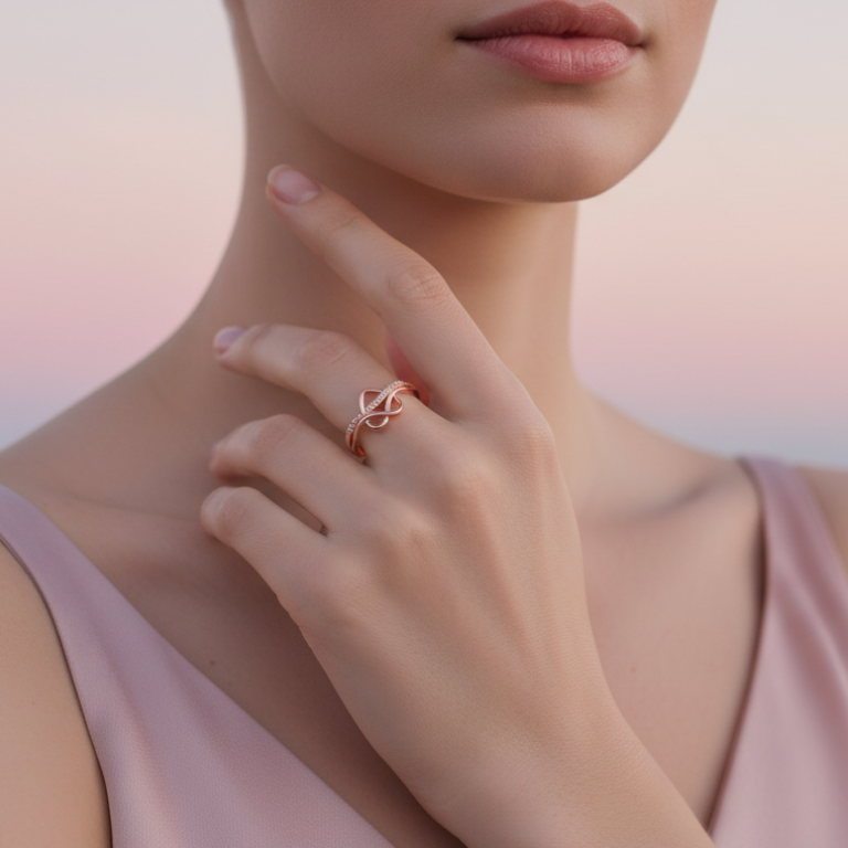 Bellamore By BUTIGINI | Infinity Heart Ring | Lab Grown Diamond