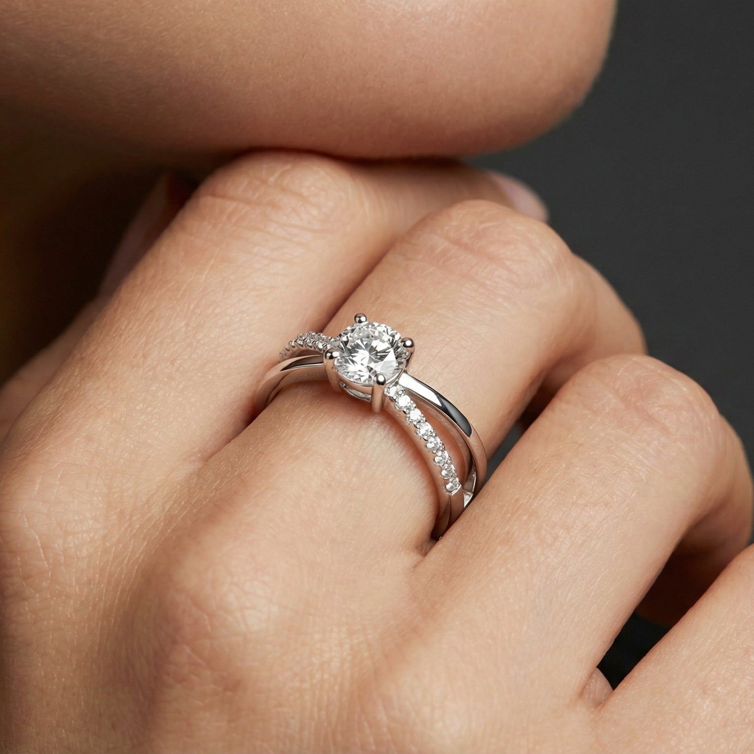 Cirella Lineare By BUTIGINI | Precision Diamond Solitaire Ring | Lab Grown Diamond