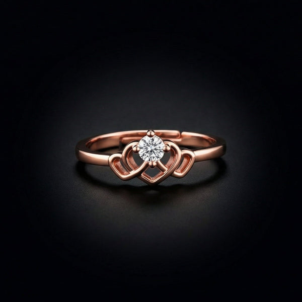 Celestine Coeur By BUTIGINI | Elegant Love Ring | Rose Gold | Lab Grown Diamond