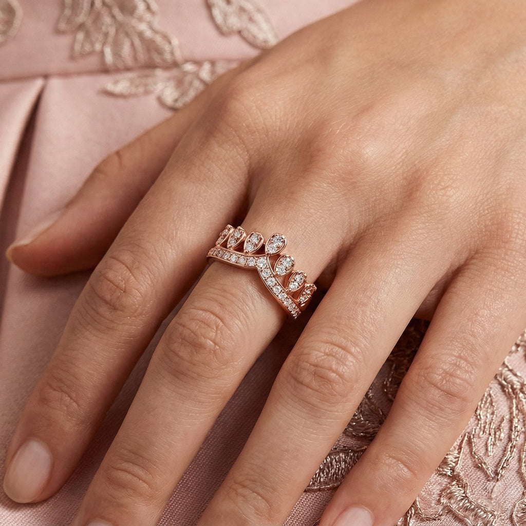 Rosavittoria By BUTIGINI | Couture Crown Ring | Lab Grown Diamond