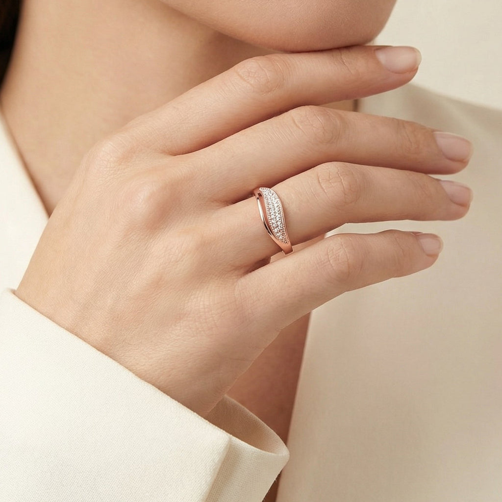 Iraaya By BUTIGINI | Sculpted Diamond Ring | Lab Grown Diamond