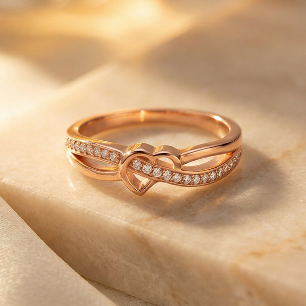 Éclat Roseline By BUTIGINI | Modern Heart Diamond Ring | Lab Grown Diamond