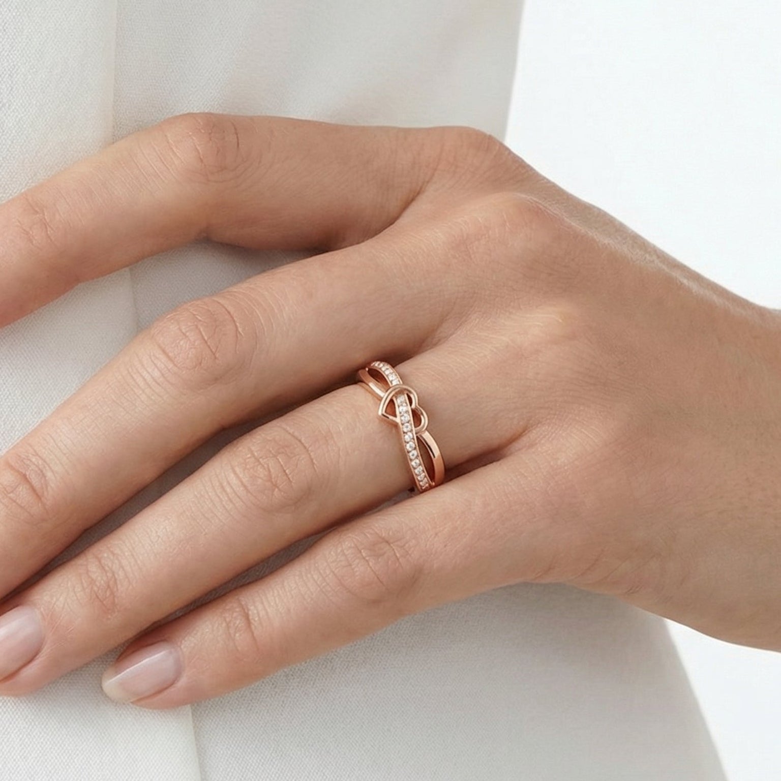 Éclat Roseline By BUTIGINI | Modern Heart Diamond Ring | Lab Grown Diamond