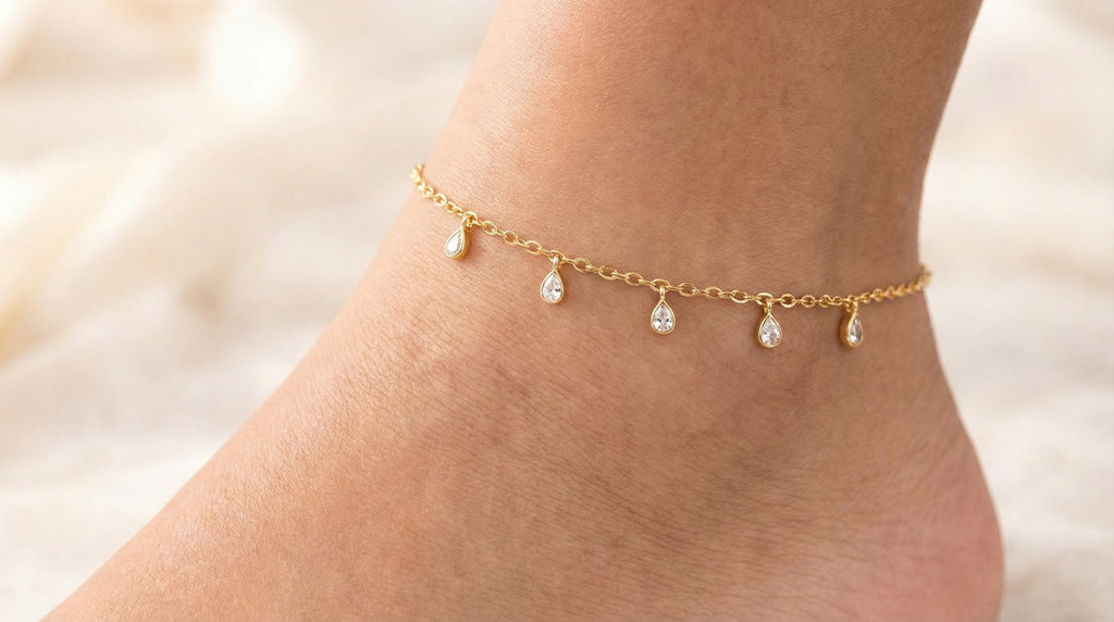 Butigini Crystal Dew Anklet
