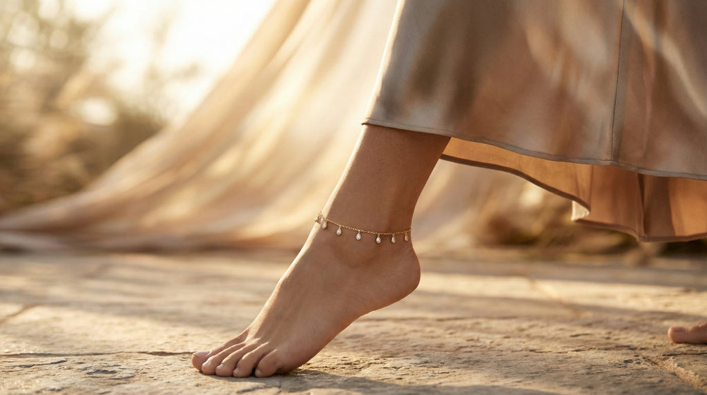 Butigini Crystal Dew Anklet
