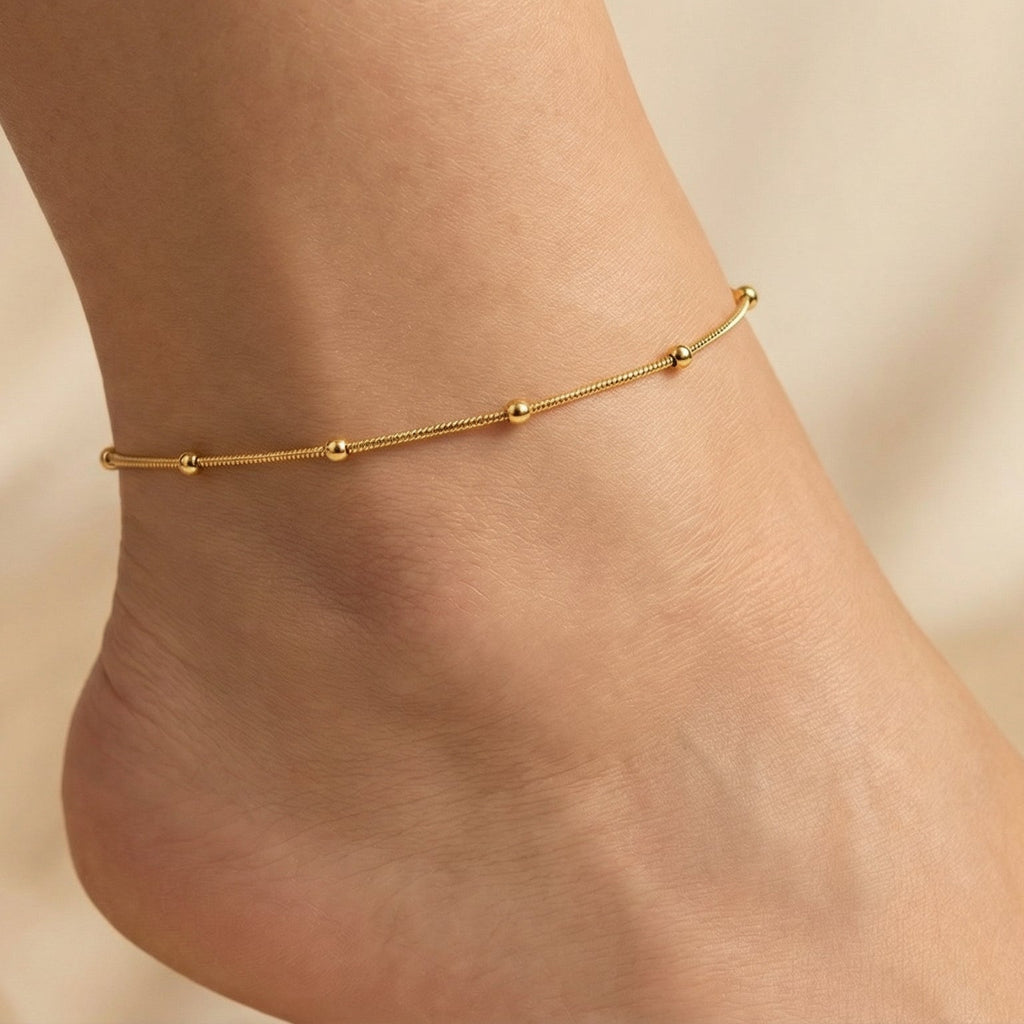Butigini Aure Bead Anklet