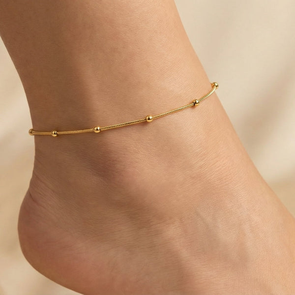 Butigini Aure Bead Anklet