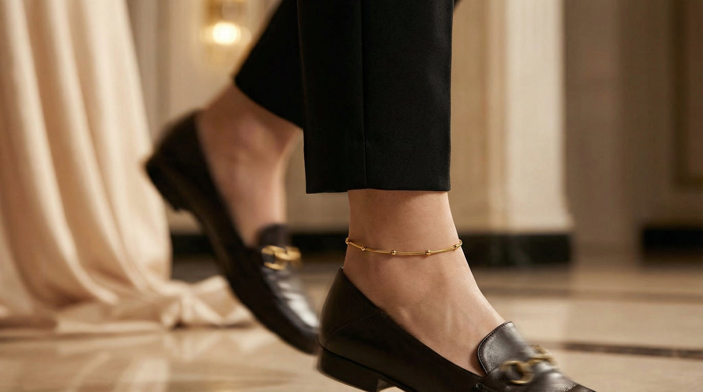 Butigini Aure Bead Anklet