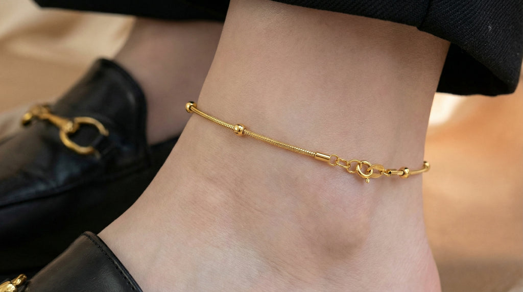 Butigini Aure Bead Anklet