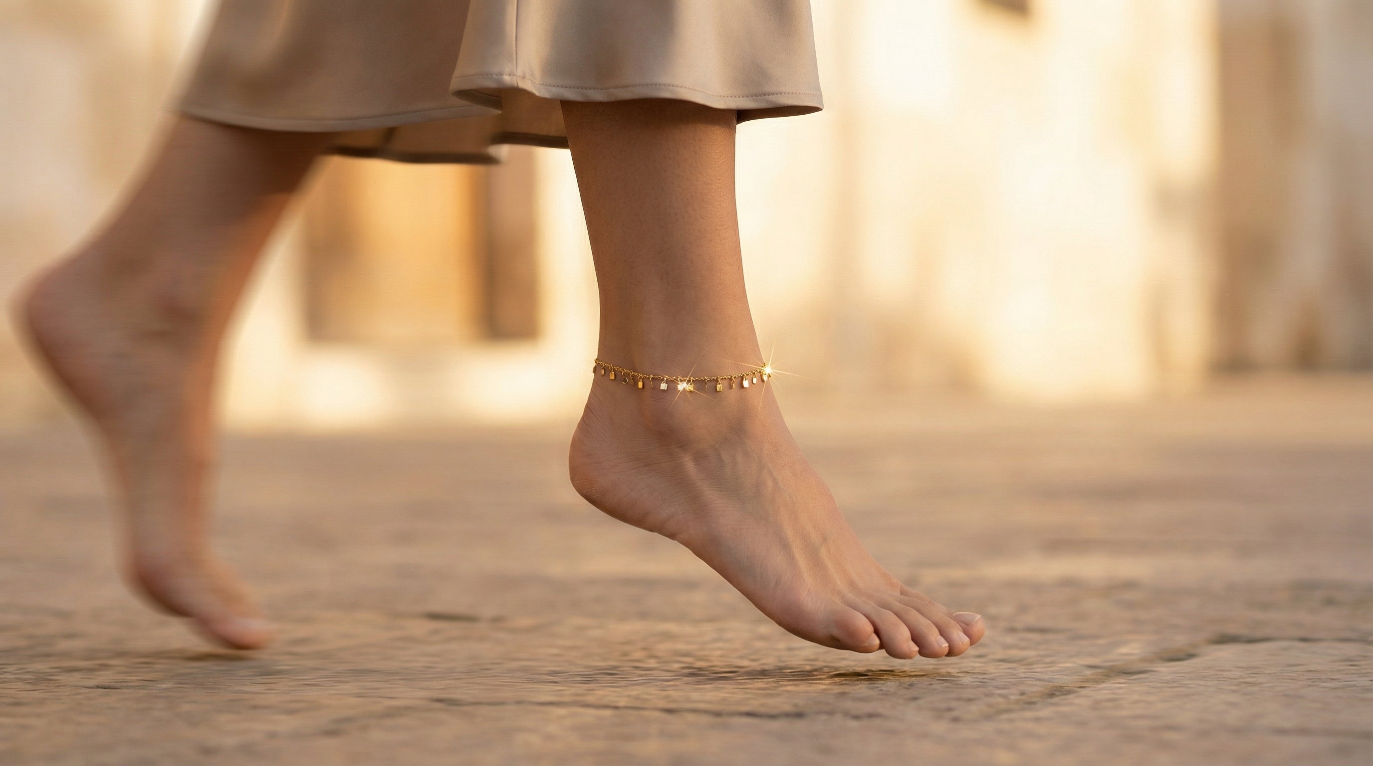Butigini Elara Tassel Glow Anklet