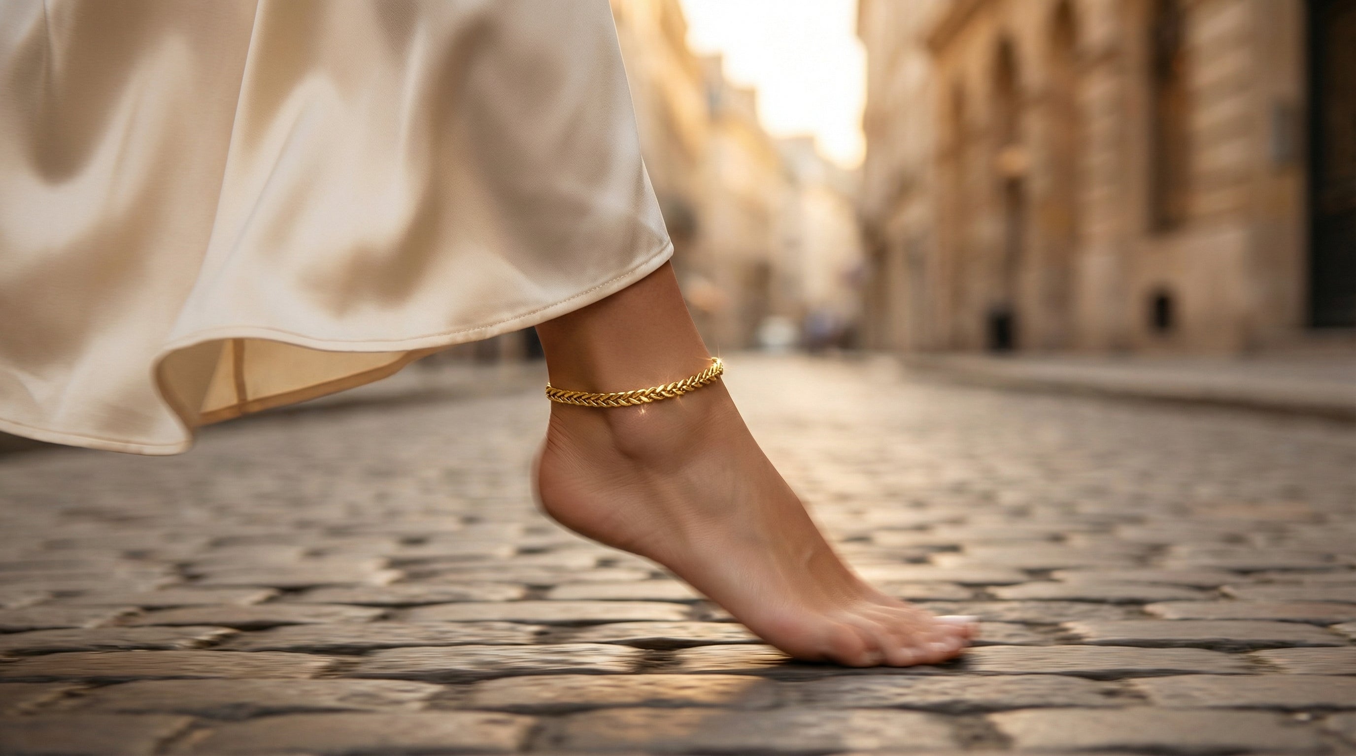 Butigini Aurelia Cuban Anklet