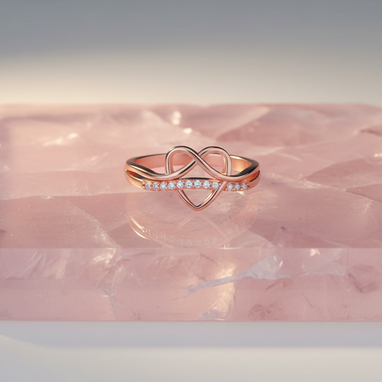 Bellamore By BUTIGINI | Infinity Heart Ring | Lab Grown Diamond