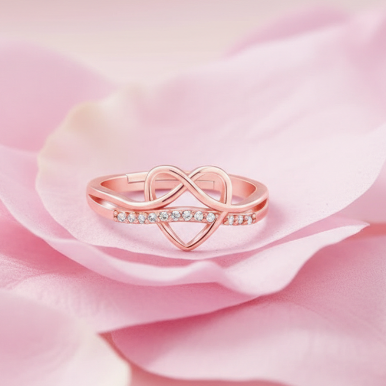 Bellamore By BUTIGINI | Infinity Heart Ring | Lab Grown Diamond
