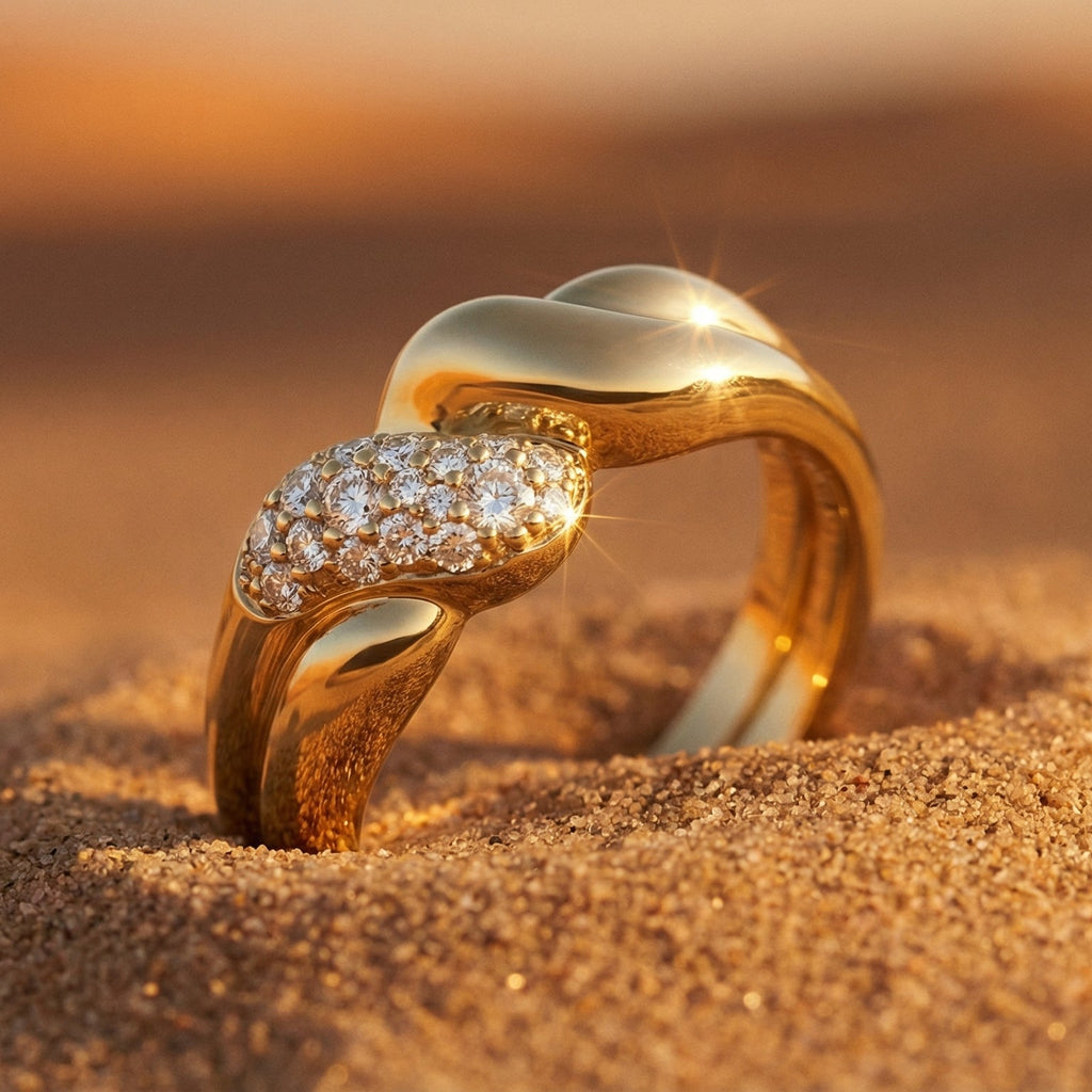 Cressida By BUTIGINI | Diamond Sculpt Statement Ring